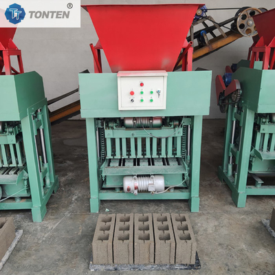 4-35B Hopper Block Molding Machine Маленький и средний проницаемый кирпич