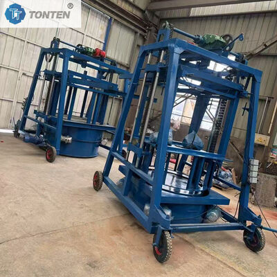 Мобильная машина для изготовления бетонных каналов и труб для проектов по сохранению воды