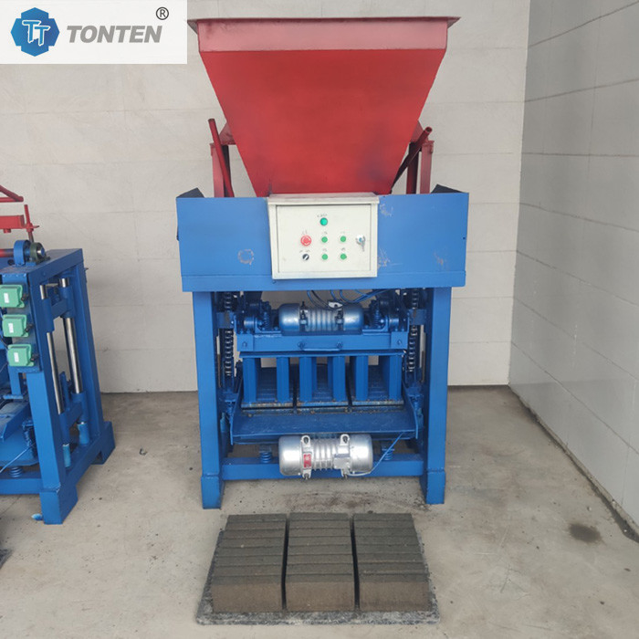 4-35B Hopper Block Molding Machine Маленький и средний проницаемый кирпич